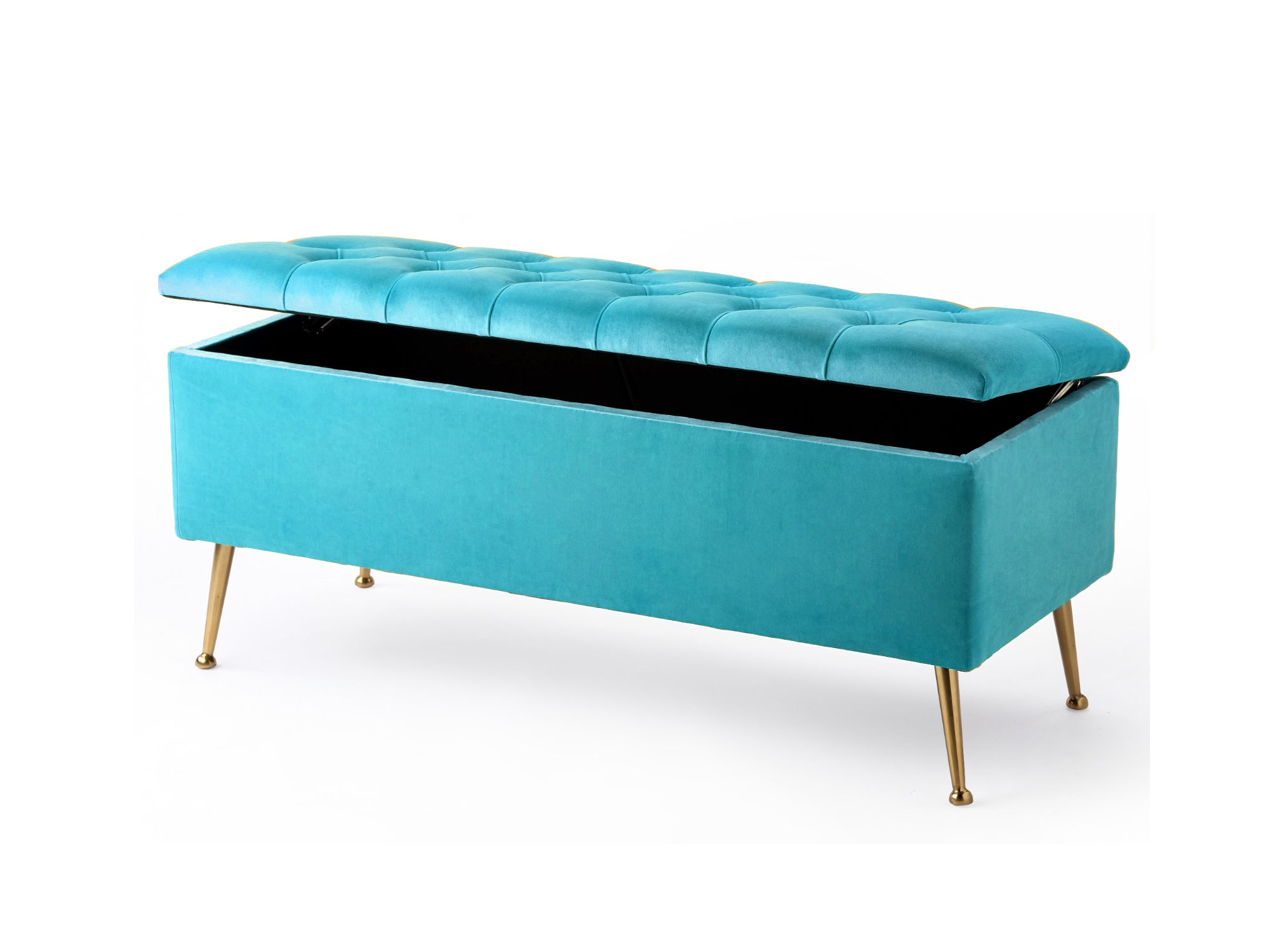 Amara Chesterfield Ottoman Storage Bench with Legs
