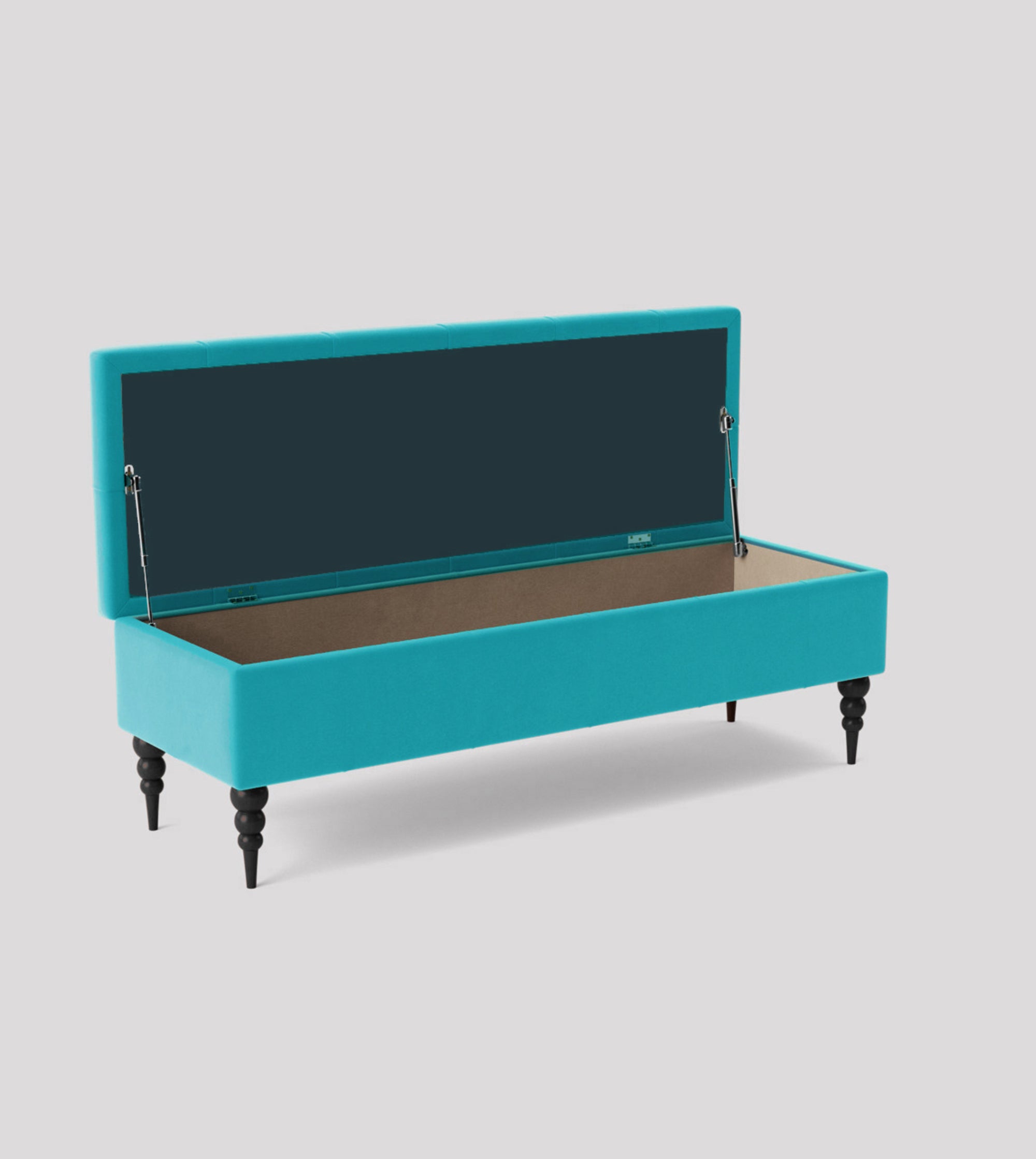 Safar Chesterfield Bench with Storage, Ottoman Storage Bench