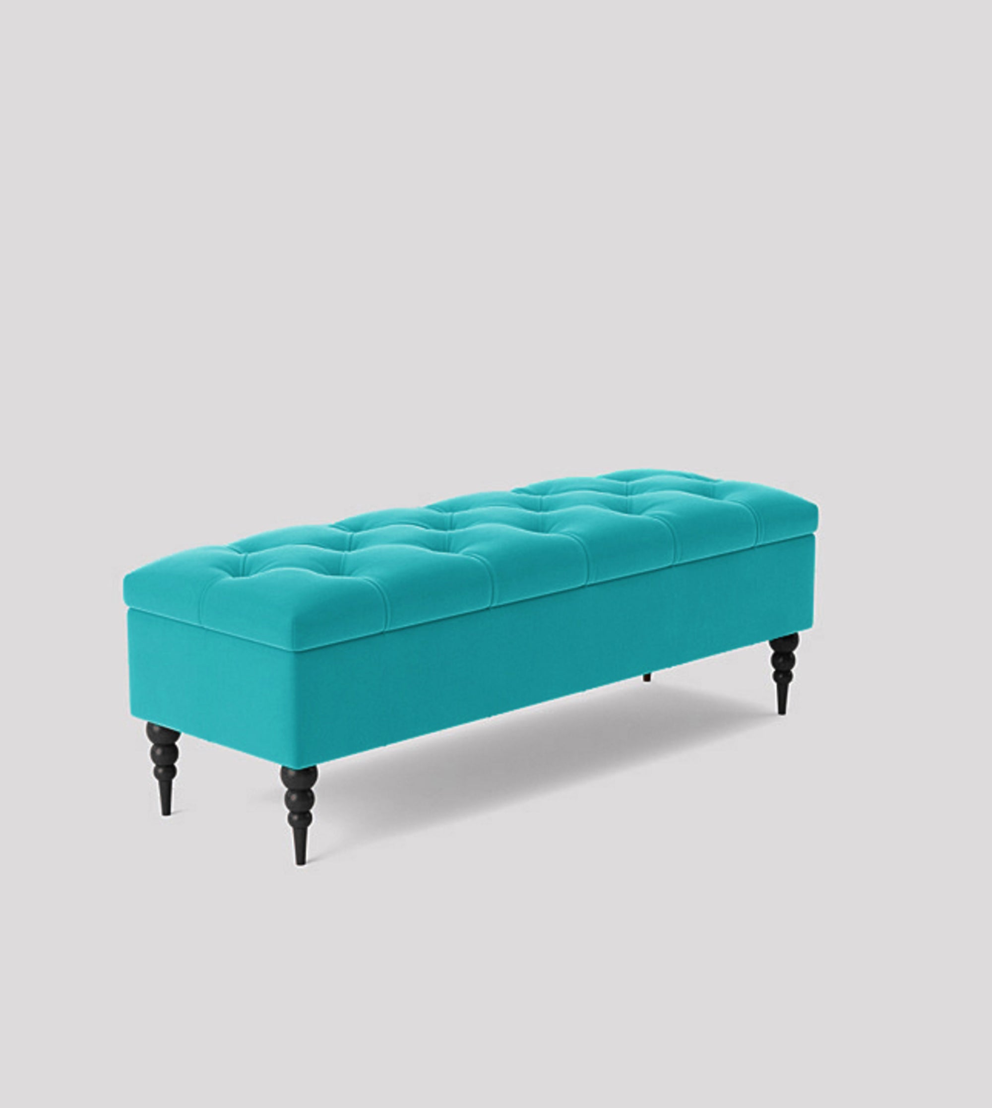 Safar Chesterfield Bench with Storage, Ottoman Storage Bench
