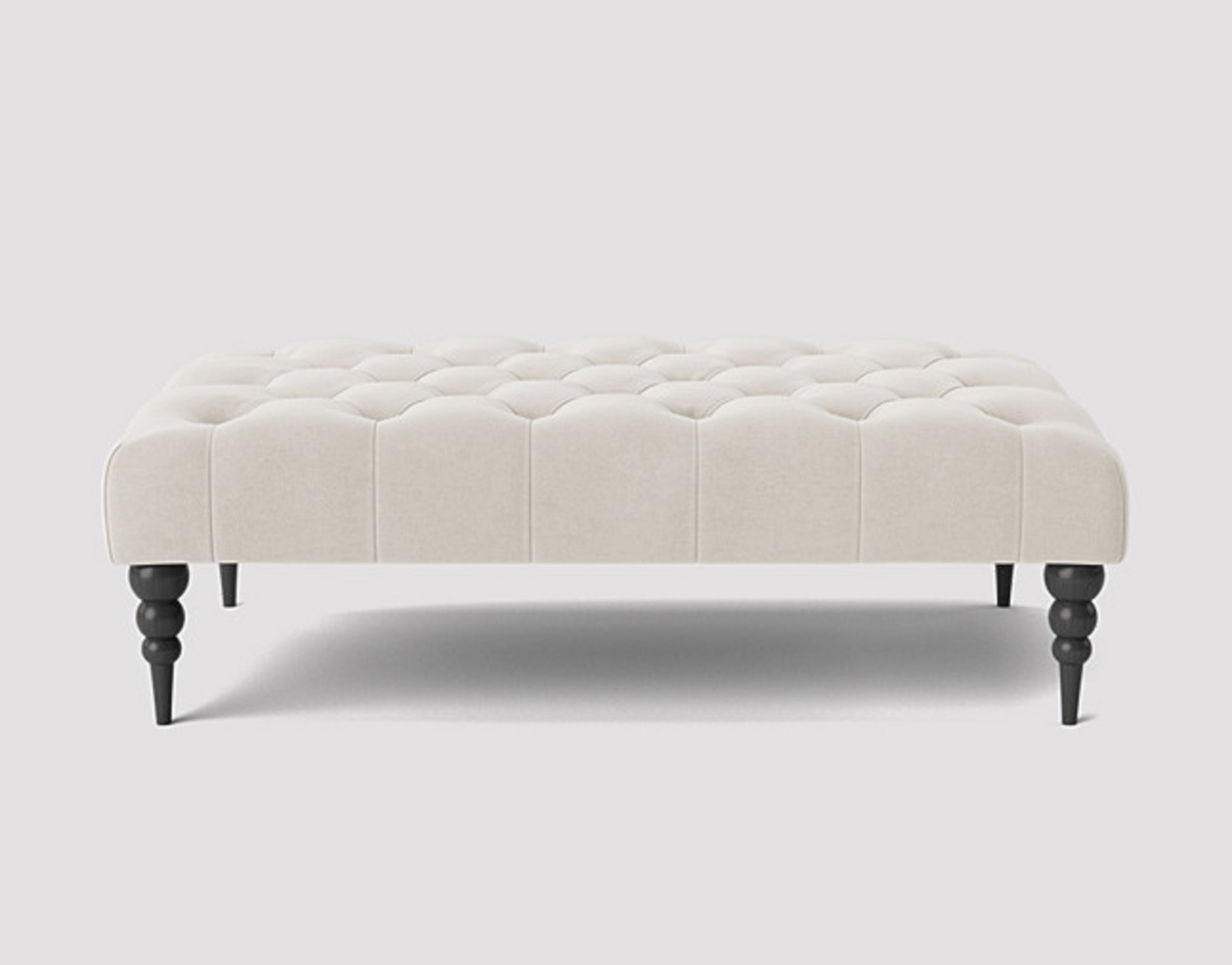 Alyana Rectangle Chesterfield Upholstered Footstool