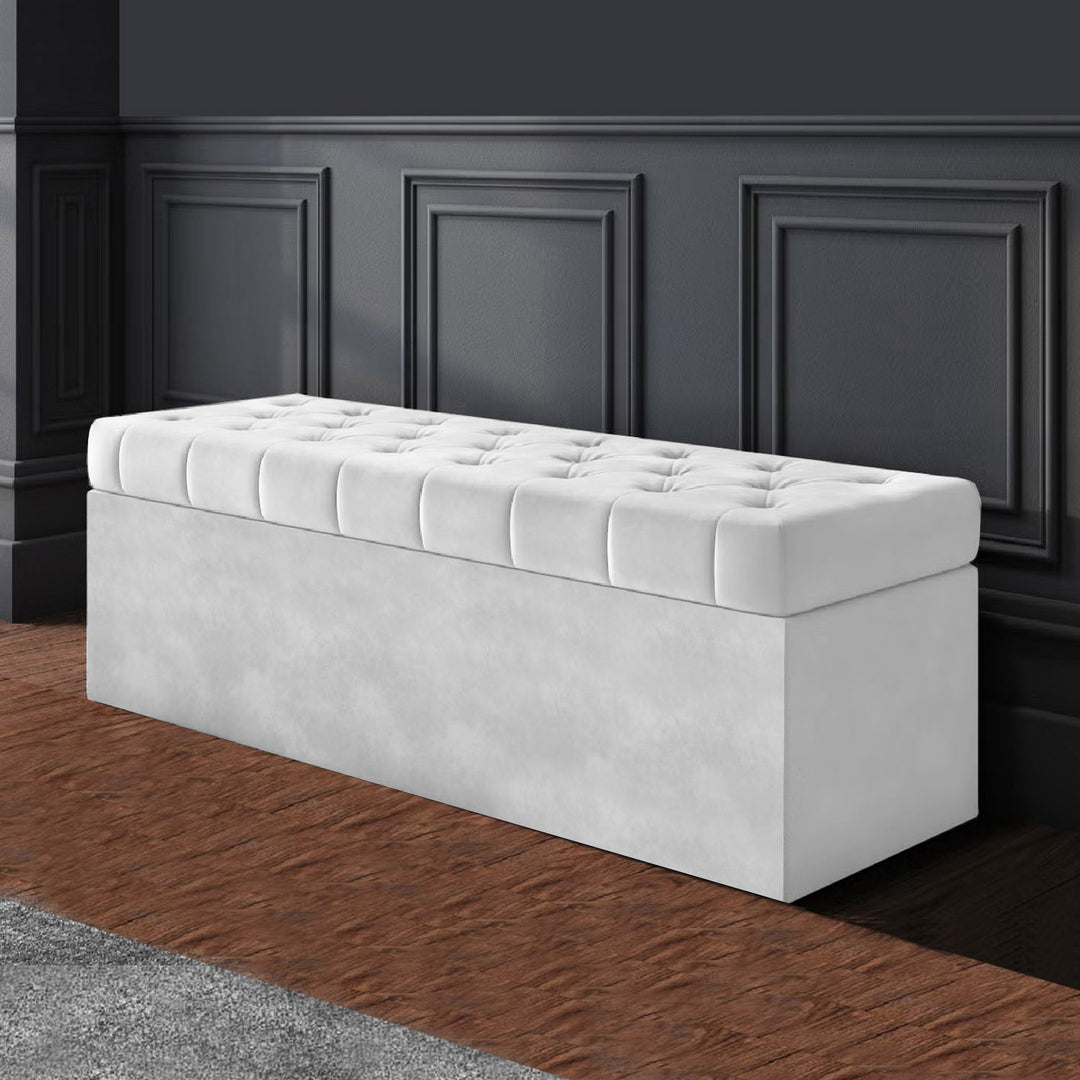white plush velvet