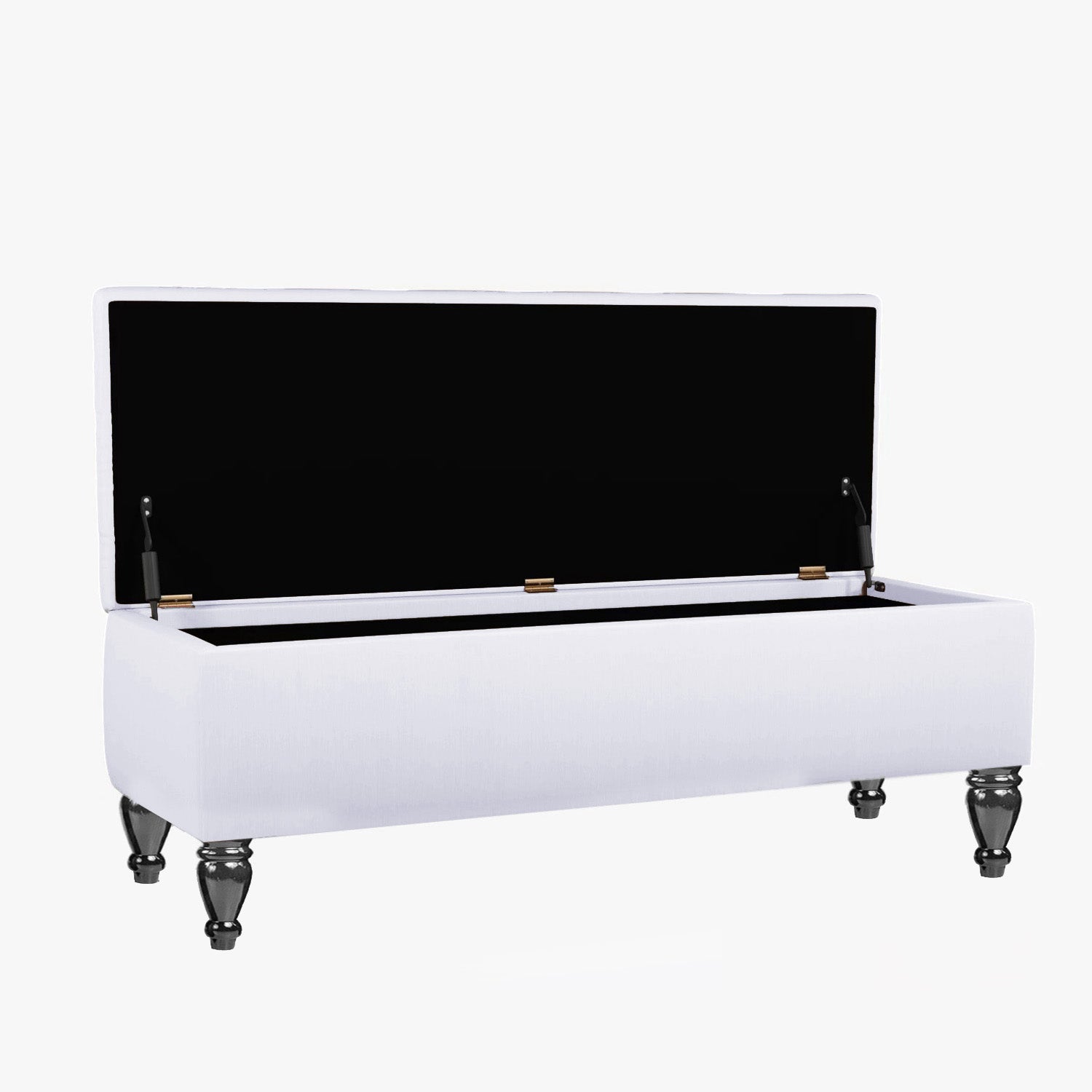 Lisbon Ottoman Storage Bench with Plain Lid