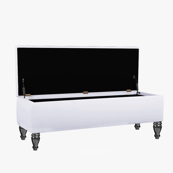 Lisbon Ottoman Storage Bench with Plain Lid