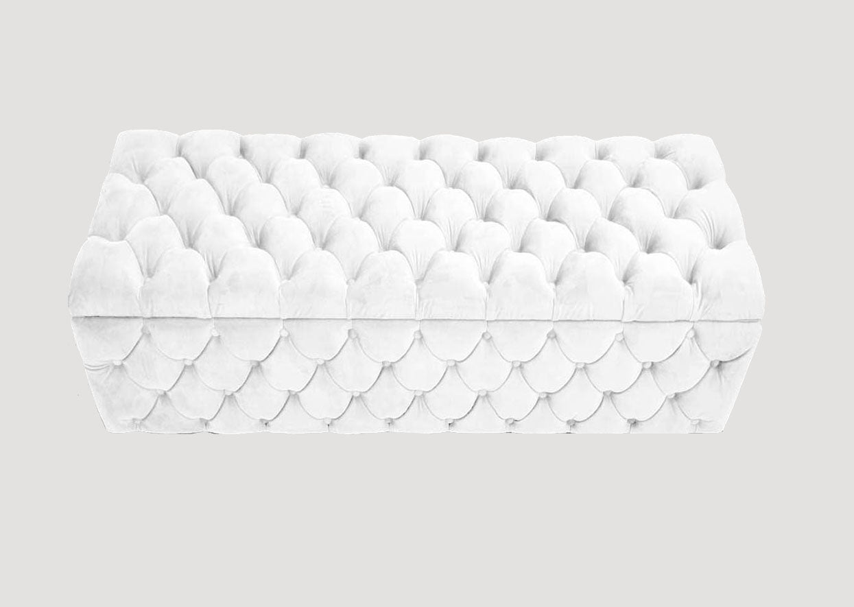Lux Italian Large Ottoman Box - Blanket Box
