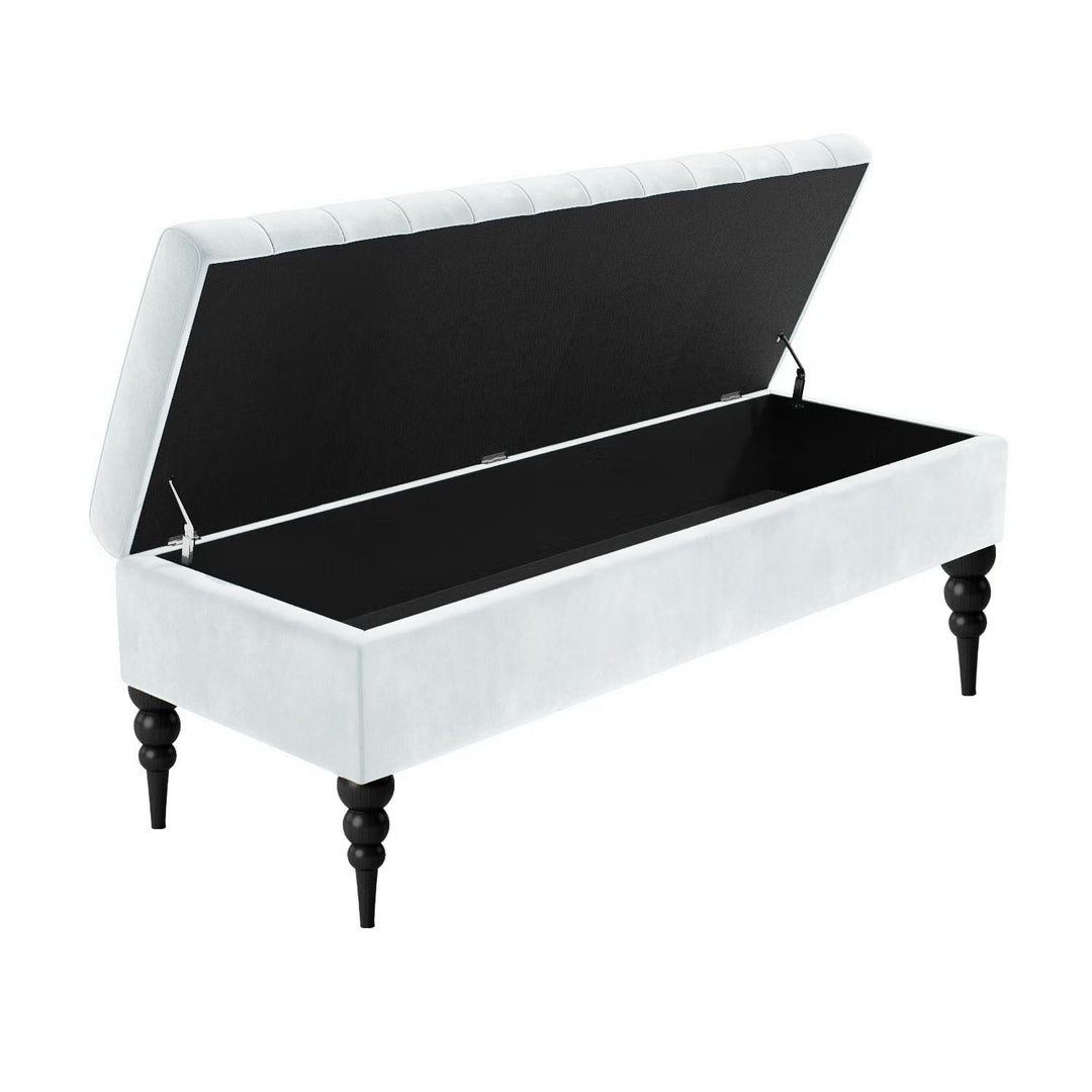 Sierra Ottoman Storage Bench with Legs
