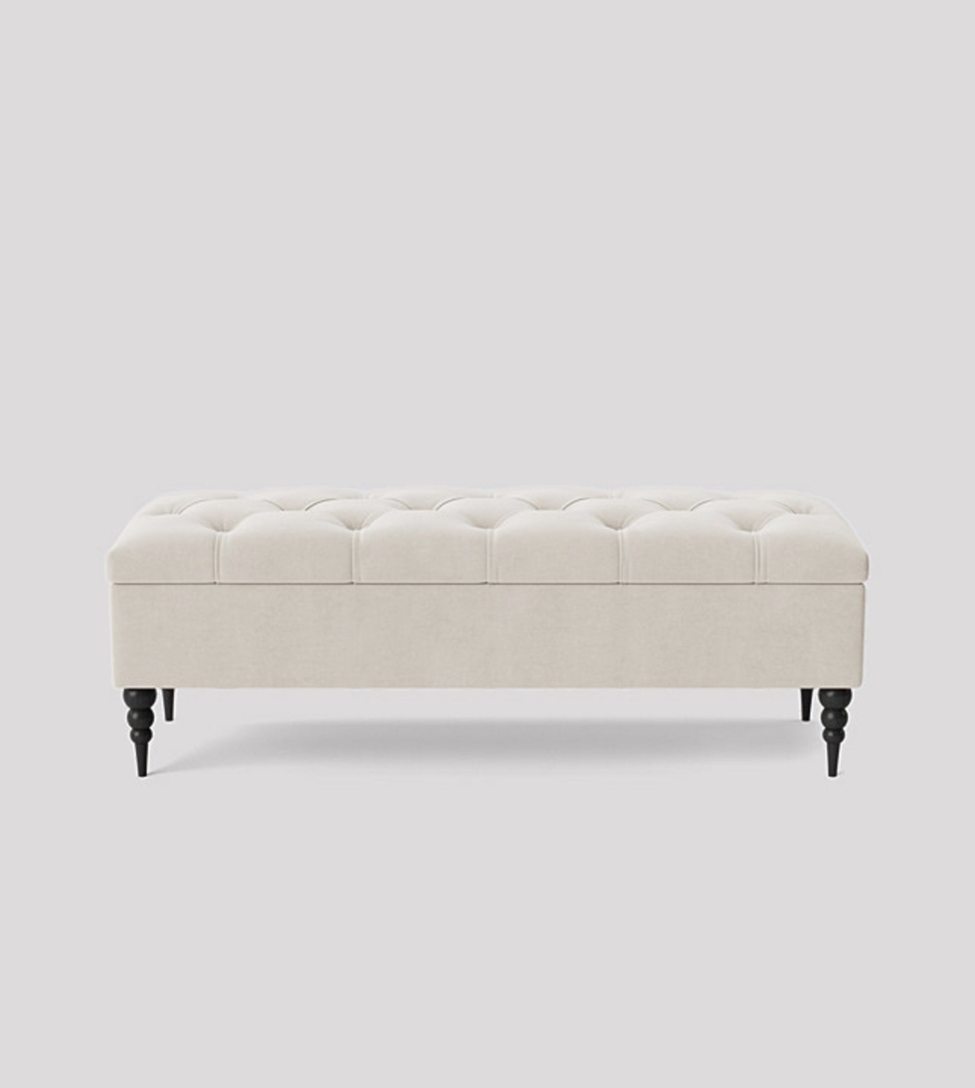 Safar Chesterfield Bench with Storage, Ottoman Storage Bench