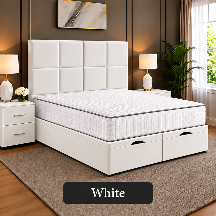 Noble Square Cubed Divan Storage Ottoman Bed Frame