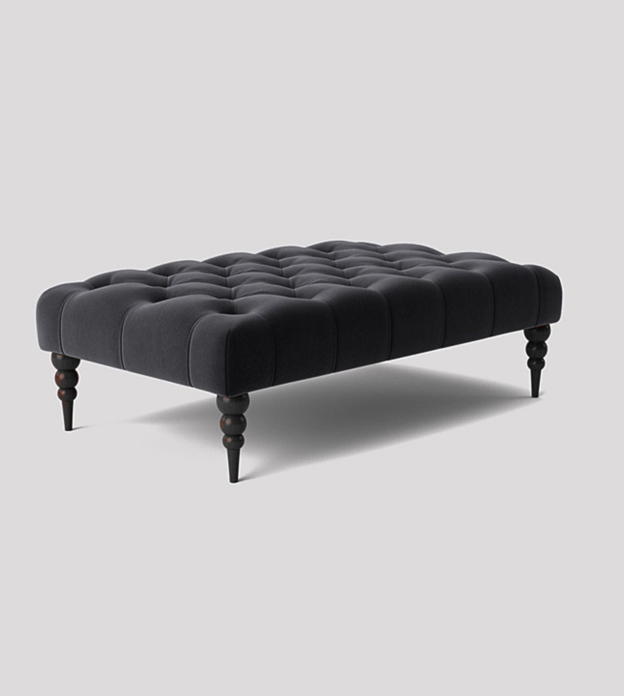 Alyana Rectangle Chesterfield Footstool