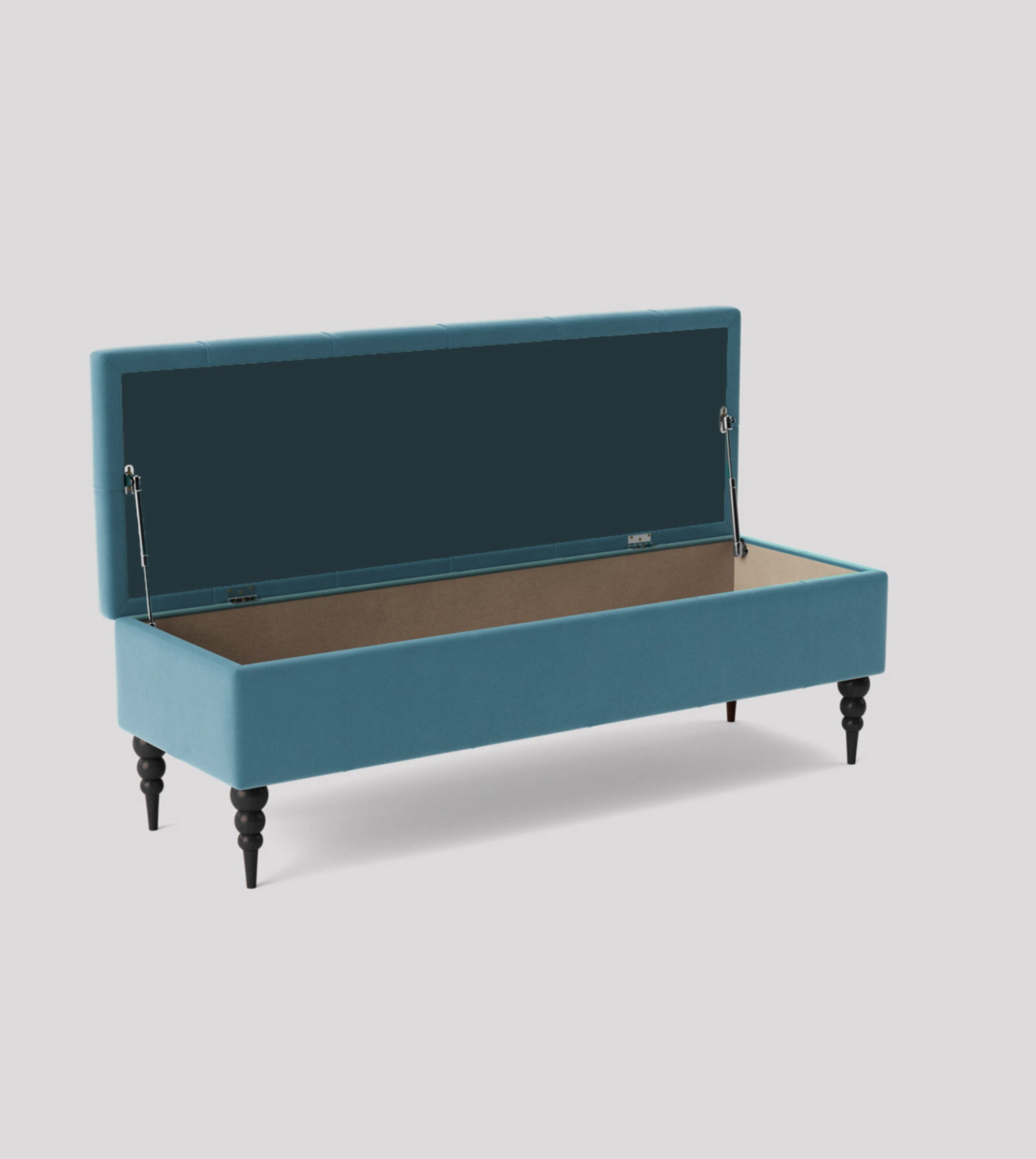 Safar Chesterfield Bench with Storage, Ottoman Storage Bench