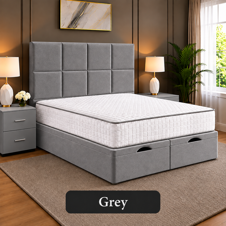 Noble Square Cubed Divan Storage Ottoman Bed Frame