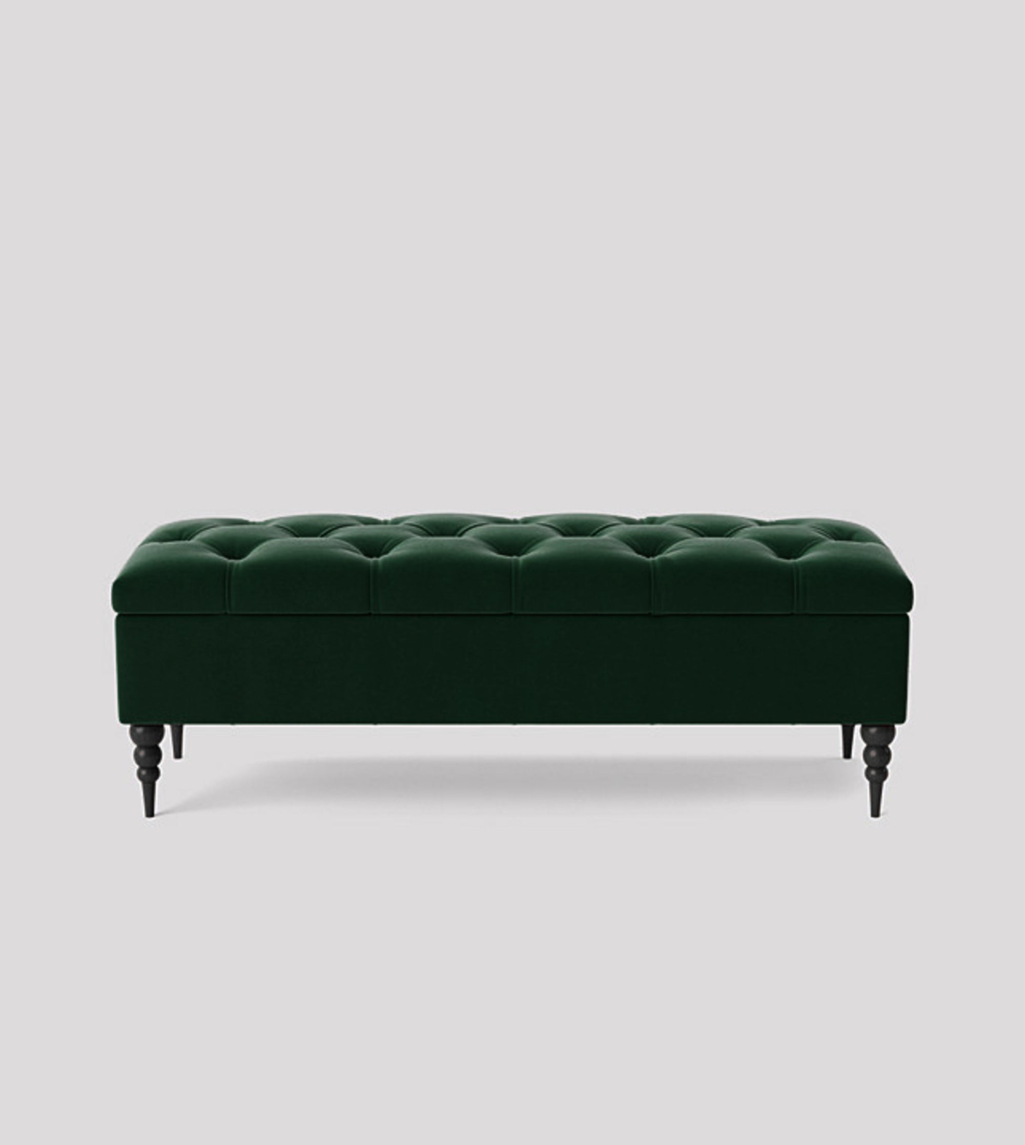 Safar Chesterfield Bench with Storage, Ottoman Storage Bench
