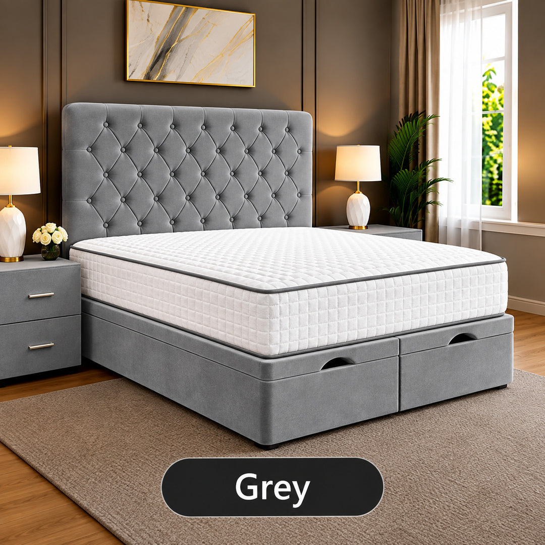 Amelia Divan Chesterfield Storage Ottoman Bed Frame
