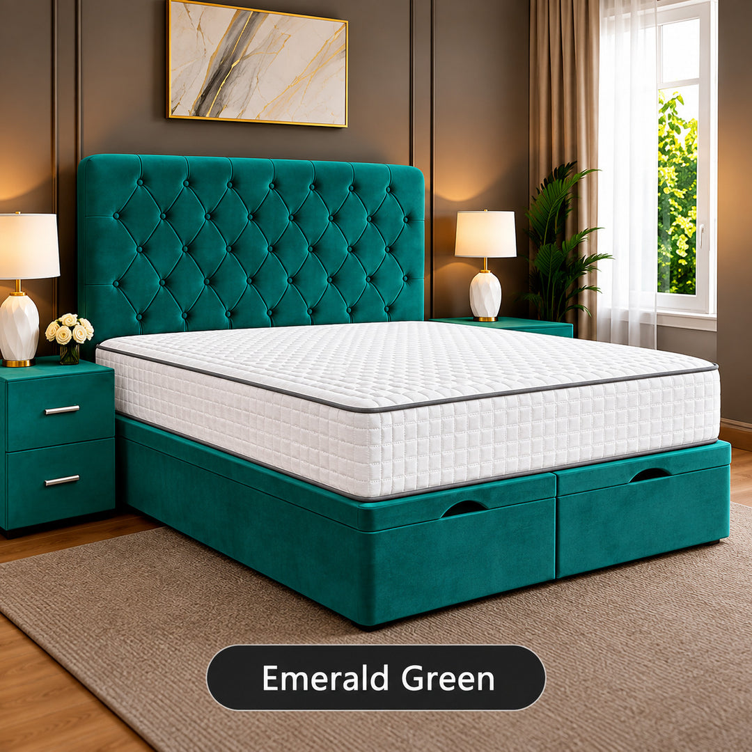 Amelia Divan Chesterfield Storage Ottoman Bed Frame