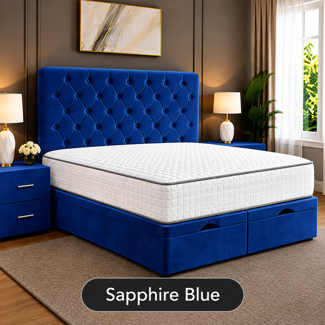 Amelia Divan Chesterfield Storage Ottoman Bed Frame