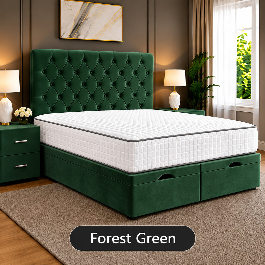 Amelia Divan Chesterfield Storage Ottoman Bed Frame