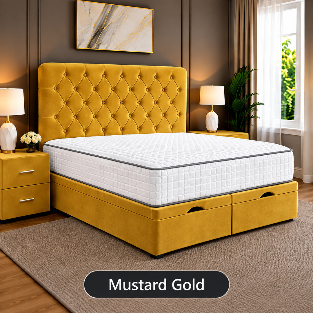 Amelia Divan Chesterfield Storage Ottoman Bed Frame