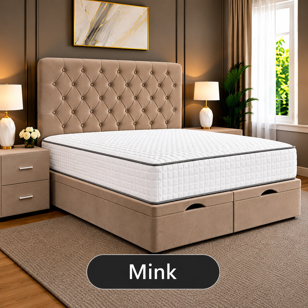 Amelia Divan Chesterfield Storage Ottoman Bed Frame