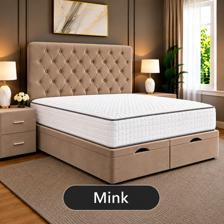 Amelia Divan Chesterfield Storage Ottoman Bed Frame
