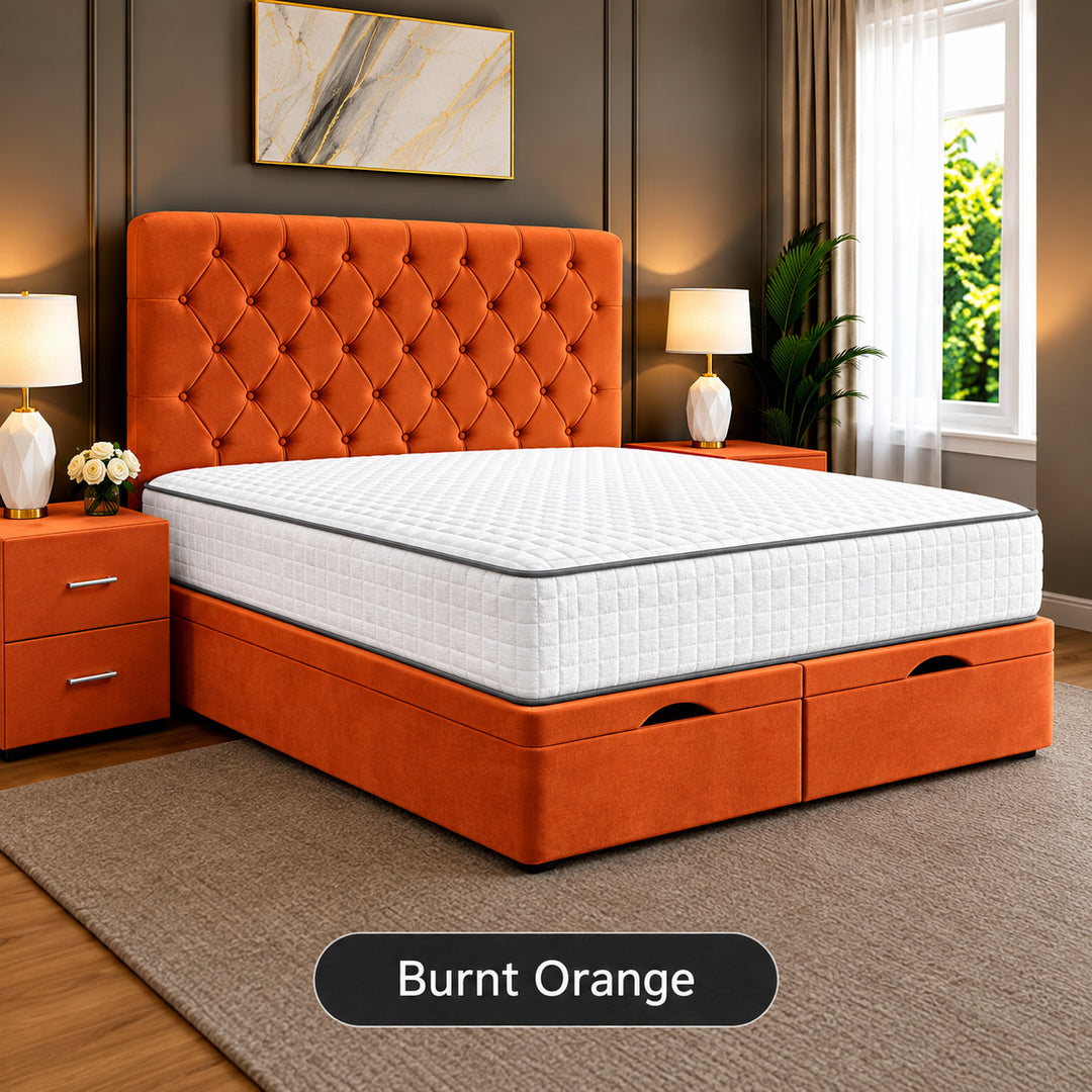 Amelia Divan Chesterfield Storage Ottoman Bed Frame
