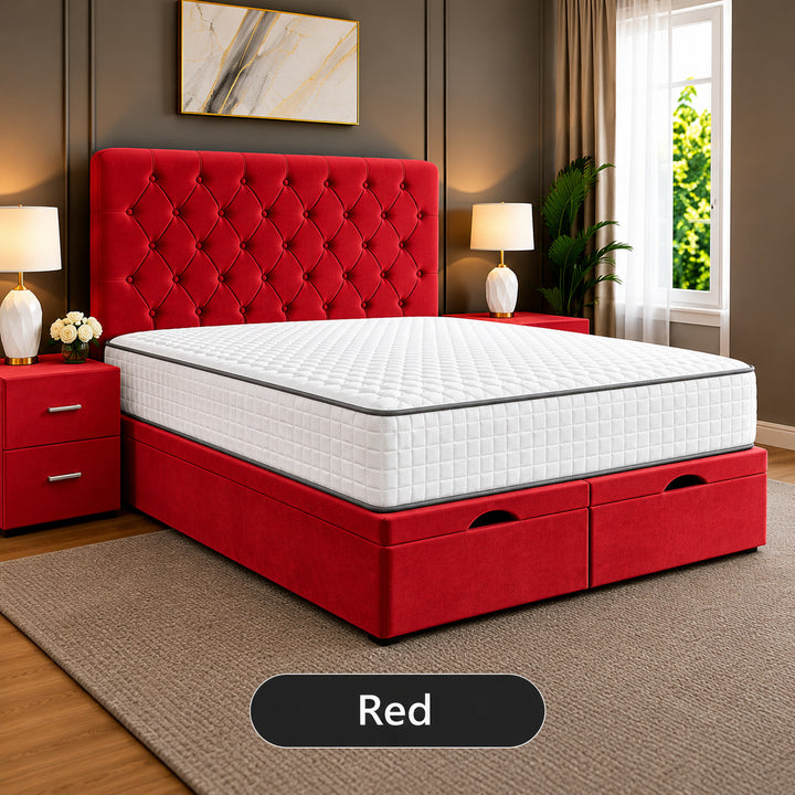 Amelia Divan Chesterfield Storage Ottoman Bed Frame