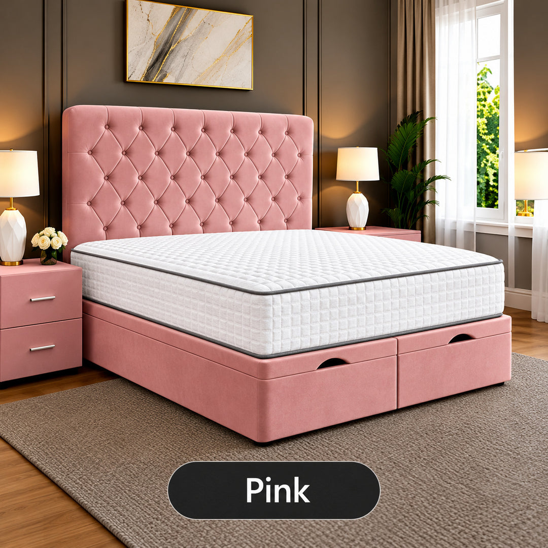 Amelia Divan Chesterfield Storage Ottoman Bed Frame