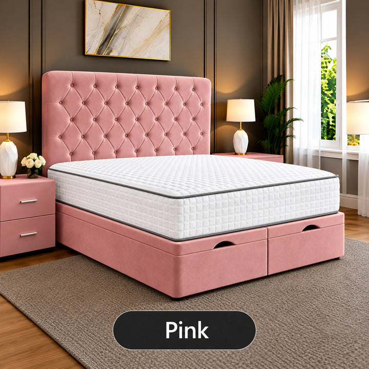 Amelia Divan Chesterfield Storage Ottoman Bed Frame