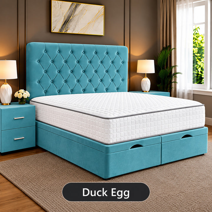 Amelia Divan Chesterfield Storage Ottoman Bed Frame