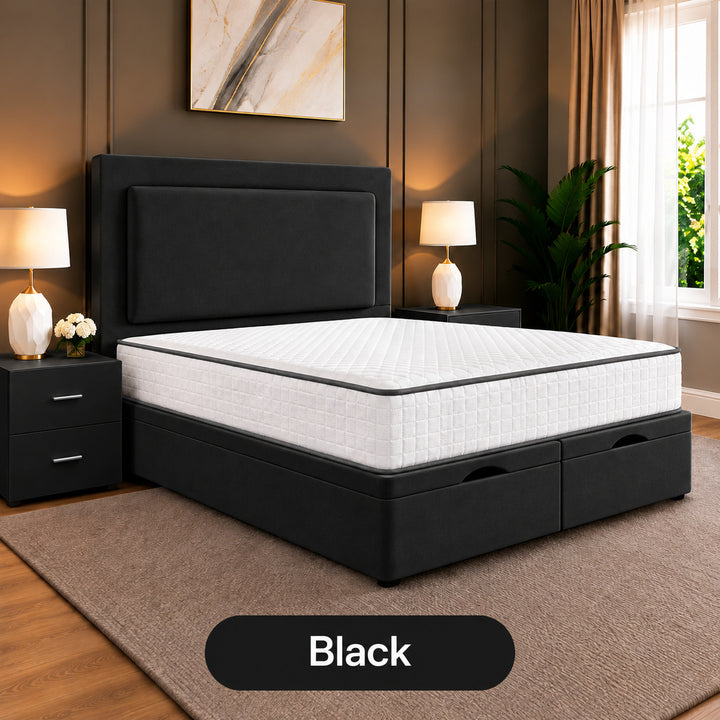 Rowen Divan Plain Ottoman Storage Bed Frame