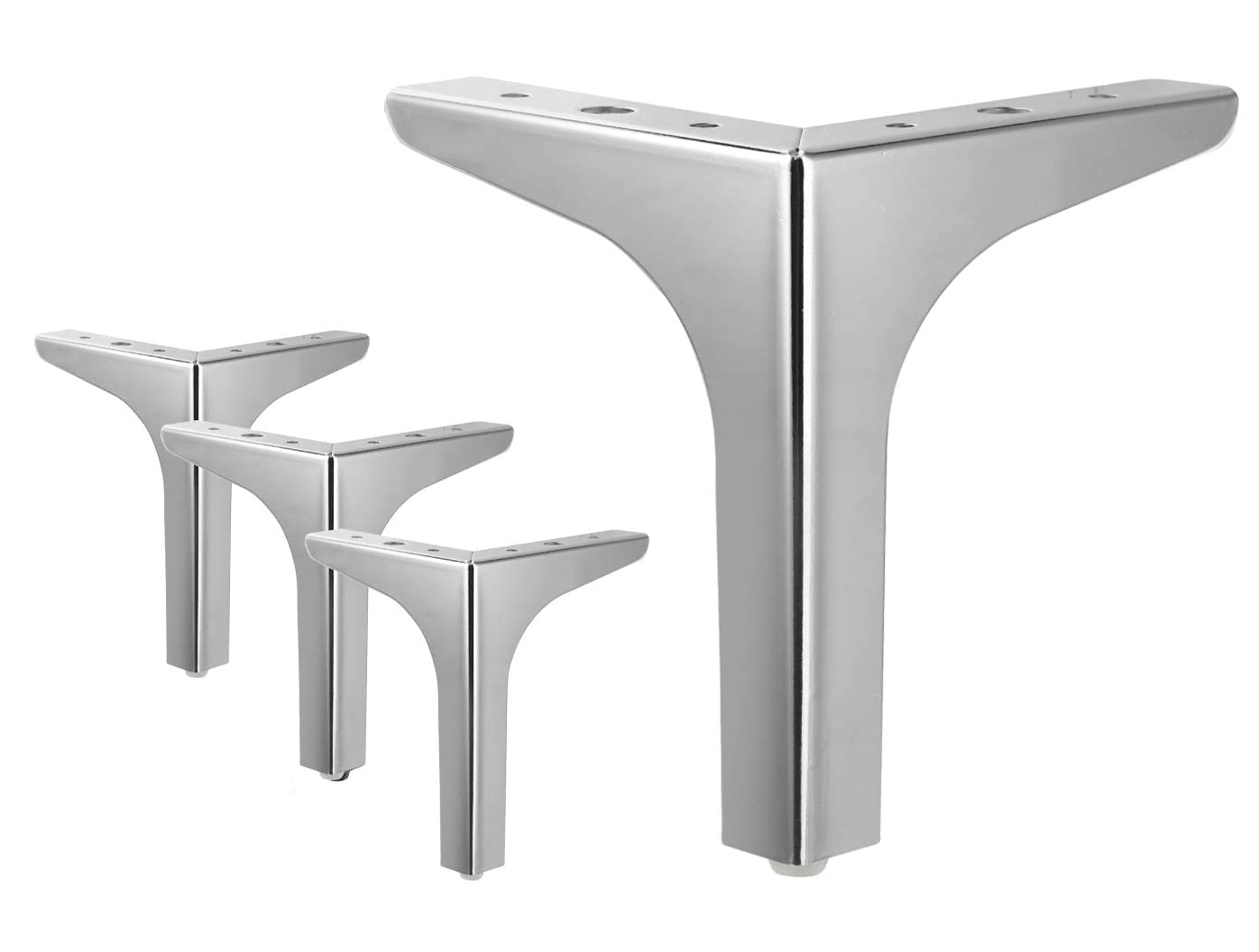 Set of 4 Metal Corner Legs - Triangle Legs