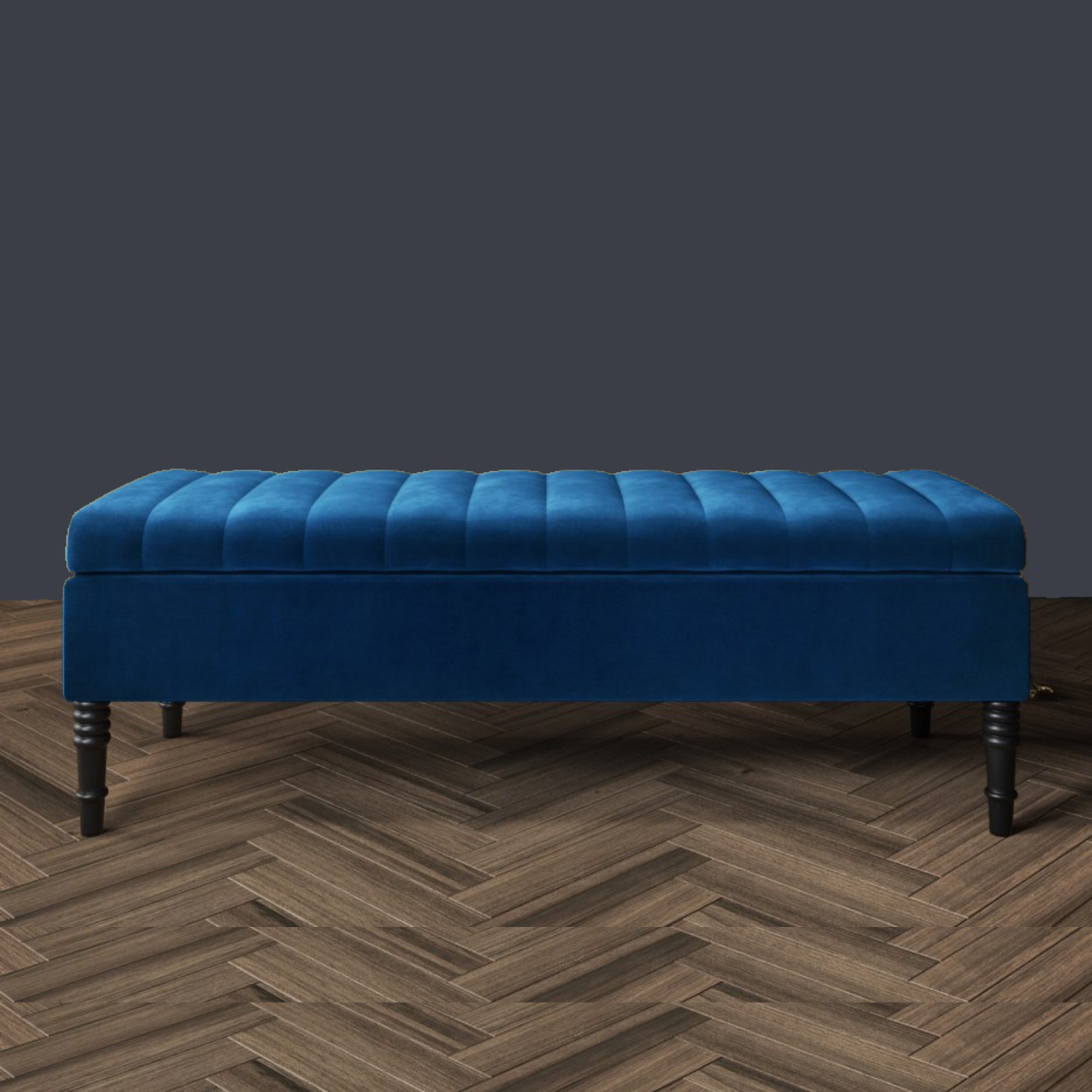 Safar Velvet Bench with Storage