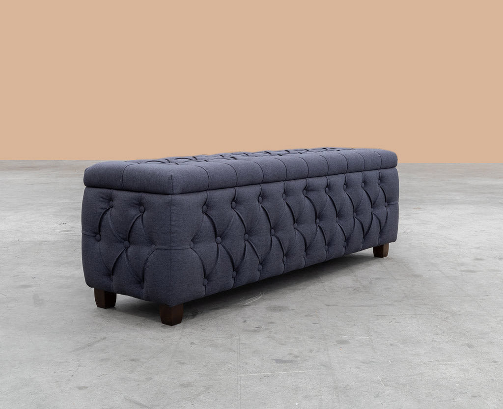 Riga Full Upholstered Ottoman Box